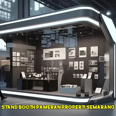 stand booth pameran properti semarang